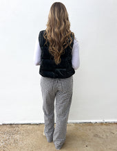 Load image into Gallery viewer, Happy Days Gingham Pants in Black