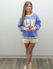 Load image into Gallery viewer, Lulu Mac Social Society Sweatshirt in Lavender/Butter