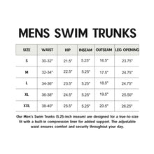 Load image into Gallery viewer, Burlebo Swim Trunks in Green Jumbo Mallards