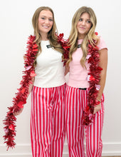 Load image into Gallery viewer, Lulu Mac PAST Stripe Pants in Red/Pink
