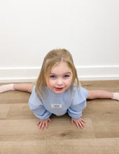 Load image into Gallery viewer, Lulu Mac Youth Terry LS Top in Light Blue