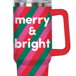 Merry & Bright Christmas 40oz Tumbler