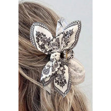 Load image into Gallery viewer, One Too Many Paisley Floral Print Bow Knot Hair Clip