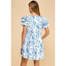 Load image into Gallery viewer, Saved My Soul Floral Print V Neck Dress