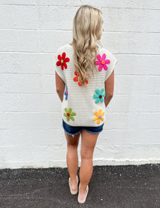 Crochet Flower Power Top