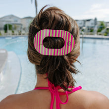 Load image into Gallery viewer, Teleties Medium Flat Round Clip-Summer Crush