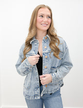 Load image into Gallery viewer, Tells Us Everything Vintage Denim Jacket