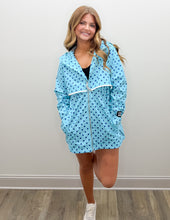 Load image into Gallery viewer, Lulu Mac Raincoat Polka Dots in Blue/Navy
