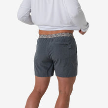 Load image into Gallery viewer, Burlebo 7" Athletic Shorts in Grizzly Grey with Classic Deer Camo Liner