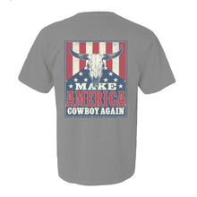 Load image into Gallery viewer, Southern Fried Cotton Make America Cowboy Again SS Tee