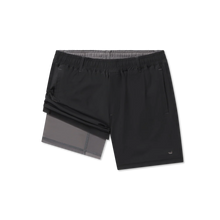 Load image into Gallery viewer, Southern Marsh Men's Billfish Lined Performance Shorts in Black