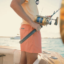 Load image into Gallery viewer, Southern Marsh Men's Billfish Lined Performance Shorts in Salmon