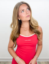 Load image into Gallery viewer, Lulu Mac Athletic Dress in Red/White