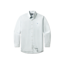 Load image into Gallery viewer, Southern Marsh Dyer Performance Gingham Dress Shirt in Light Blue