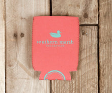 Load image into Gallery viewer, Southern Marsh Koozie in Coral