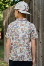 Load image into Gallery viewer, Burlebo Driftwood Camo Youth Performance Polo