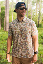 Load image into Gallery viewer, Burlebo Driftwood Camo Performance Polo