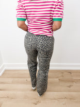 Load image into Gallery viewer, Bad As I Used To Be Leopard Wide Leg Jeans