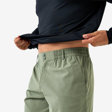 Load image into Gallery viewer, Burlebo 7" Everyday Shorts in Light Sage with Brush Country Pockets