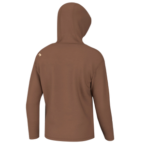 Local Boy Solid Poly Fleece Hoodie in Clay