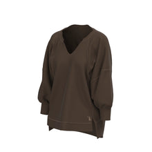 Load image into Gallery viewer, Local Girl Haven LS Top in Espresso