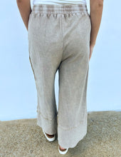 Load image into Gallery viewer, Cute &amp; Comfy Terry Knit Palazzo Pants in Mushroom