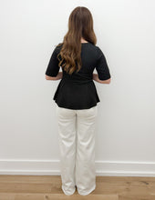 Load image into Gallery viewer, Give It All We Got Textured Knit Top in Black