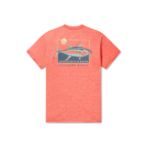 Southern Marsh Men's FieldTec Heathered Tee Atun de Sol