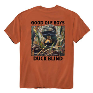 Good Ole Boys Outdoors Duck Blind Boat SS Tee