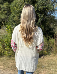 When the Weather Changes Crochet Sleeve Sweater