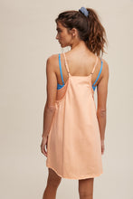 Load image into Gallery viewer, She’s Cute Tank Dress in Peach