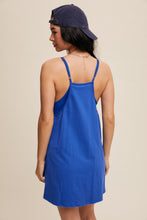 Load image into Gallery viewer, She’s Cute Tank Dress in Royal Blue