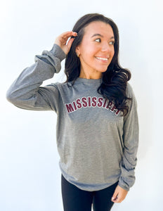 Mississippi Maroon Addyson Nicole Company LS