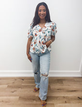 Load image into Gallery viewer, Headed Home To You Floral Top