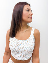 Load image into Gallery viewer, Summer Days Ditsy Floral Cropped Tank