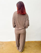 Load image into Gallery viewer, Hanging Around the Mistletoe Loungewear Set in Coco