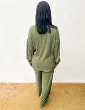 Load image into Gallery viewer, Hanging Around the Mistletoe Loungewear Set in Forest