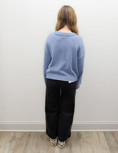 Load image into Gallery viewer, Comes My Time Button Down Knit Cardigan in Dusty Blue