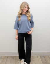 Load image into Gallery viewer, Come Over High Rise Wide Leg Pintuck Pants in Black