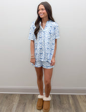 Load image into Gallery viewer, Mini Bow PJ Sets in Lt Blue
