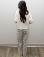 Load image into Gallery viewer, So Far Gone Striped Wide Leg Pants in Green