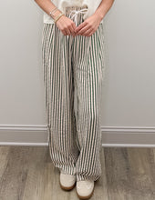 Load image into Gallery viewer, So Far Gone Striped Wide Leg Pants in Green