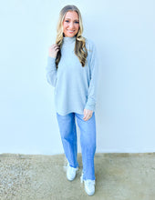 Load image into Gallery viewer, Indifferent Pullover Tunic in Heather Grey