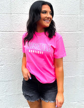 Load image into Gallery viewer, Versatile Boutique Logo SS Tee Neon Pink