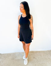Load image into Gallery viewer, Care Free Halter Neck Crisscross Athletic Dress