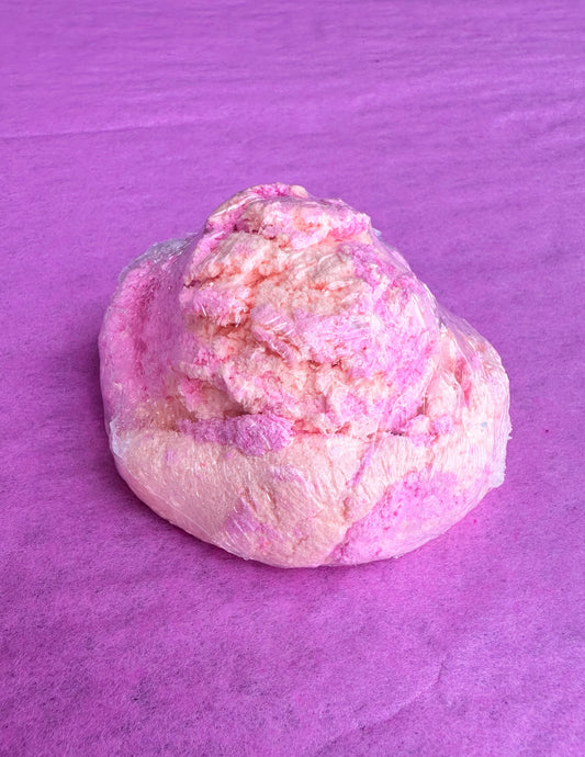 Magnolia Soap Company Bubble Scoops Pink & Orange Tie Dye