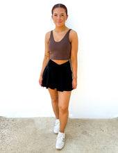 Load image into Gallery viewer, Something Like That Aligned Performance Tank in Chocolate