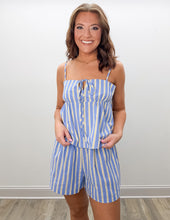 Load image into Gallery viewer, In Love With You Striped Tank/Shorts Set