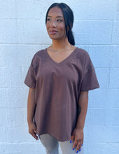 Load image into Gallery viewer, Everything That I Wanted Oversized Reversible Tee Brown Deep