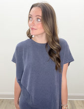 Load image into Gallery viewer, Treat Me Right Relaxed Top &amp; Pants Set in Navy